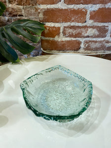 Vintage Free Form Glass Bowl