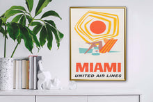 Load image into Gallery viewer, Miami United Airlines Travel
