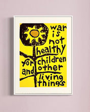 Load image into Gallery viewer, 1960’s War Protest Flower Art
