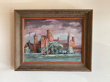 Load image into Gallery viewer, Oil Painting of a Church Framed
