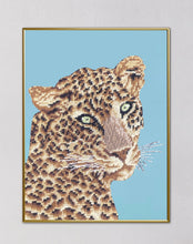 Load image into Gallery viewer, Needle point Style Art of Jaguar
