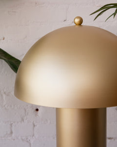 Gold Mushroom Lamp