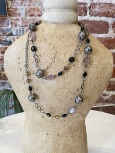 Smoked Beaded Necklace