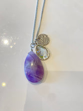 Load image into Gallery viewer, Amethyst Purple Necklace
