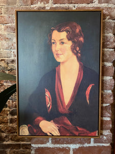 Portrait of Woman in Robe (16x24)