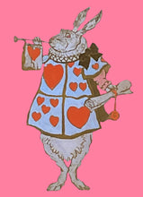 Load image into Gallery viewer, Alice in Wonderland Rabbit of Hearts
