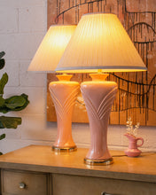 Load image into Gallery viewer, Peach Vintage Lamp
