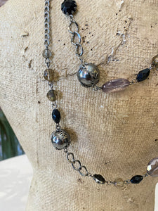 Smoked Beaded Necklace