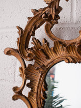 Load image into Gallery viewer, 1920s Era Ornately Carved Gilded French Wall Mirror
