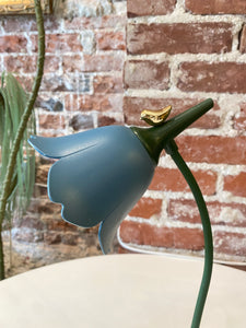 Modern Blue Flower LED Lamp - Rechargable