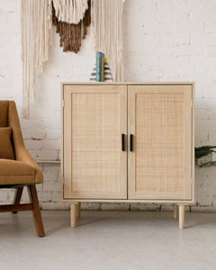 Rattan Front Cabinet