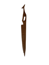 Load image into Gallery viewer, Made in Kenya Vintage Wood Knife
