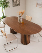 Load image into Gallery viewer, Dalia Oval Walnut Table
