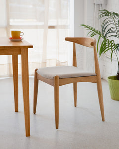Ethan Dining Chair in Light Wood