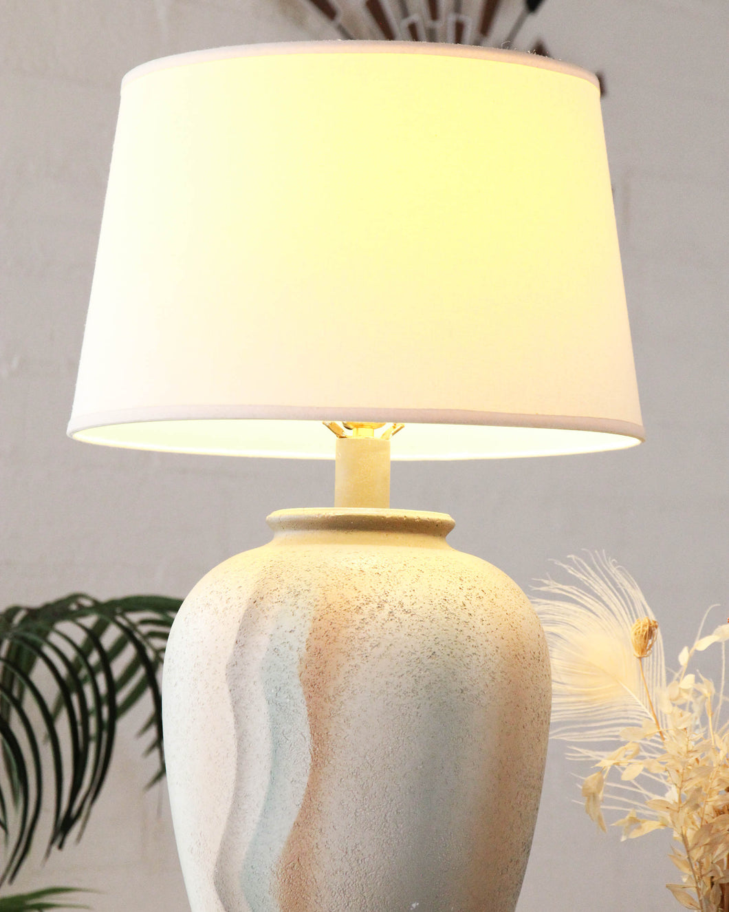Post Modern Pastel Rainbow Table Lamp