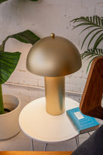 Load image into Gallery viewer, Gold Mushroom Lamp
