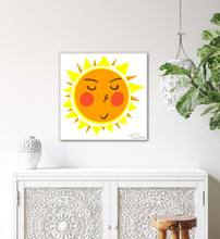 Load image into Gallery viewer, Smoochy Sun Art Print by Pan Dulce
